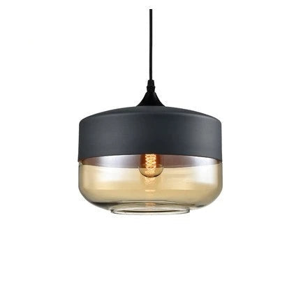 Glass Shade Wooden Pendant Light | Decorative Ceiling Pendant