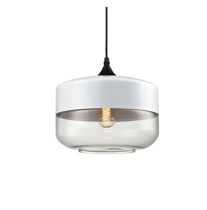 Glass Shade Wooden Pendant Light | Decorative Ceiling Pendant