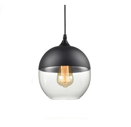 Glass Shade Wooden Pendant Light | Decorative Ceiling Pendant