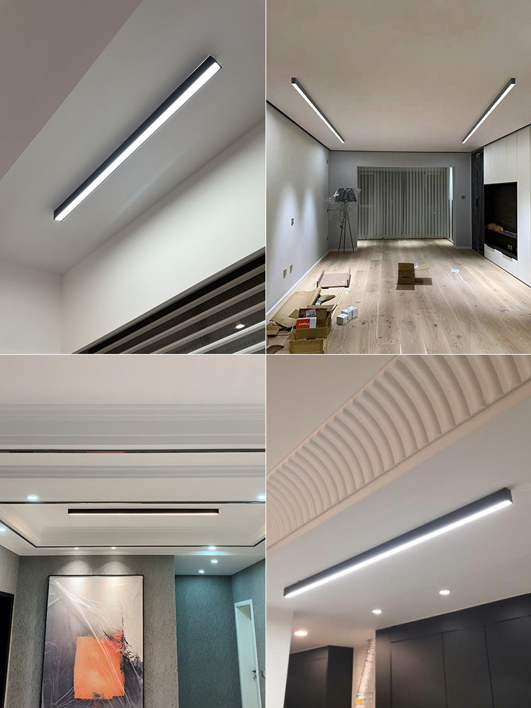 Modern Linear LED Ceiling Light | Scandinavian Style Fixture