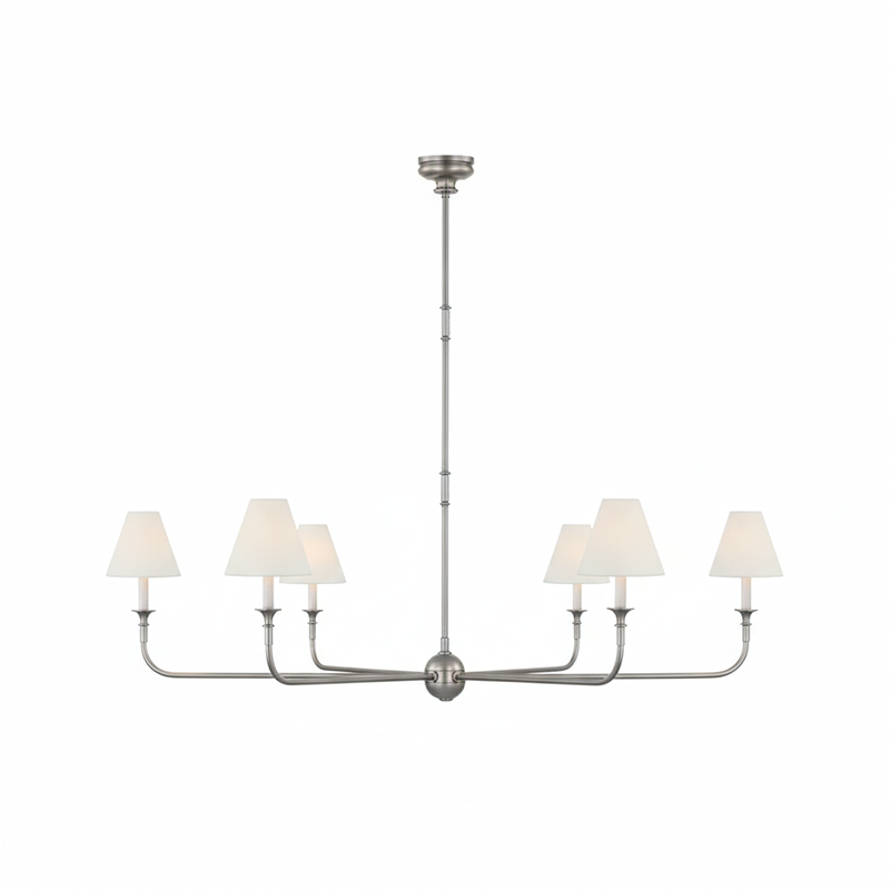 Classic Fabric Shade Chandelier – Timeless Pendant Light