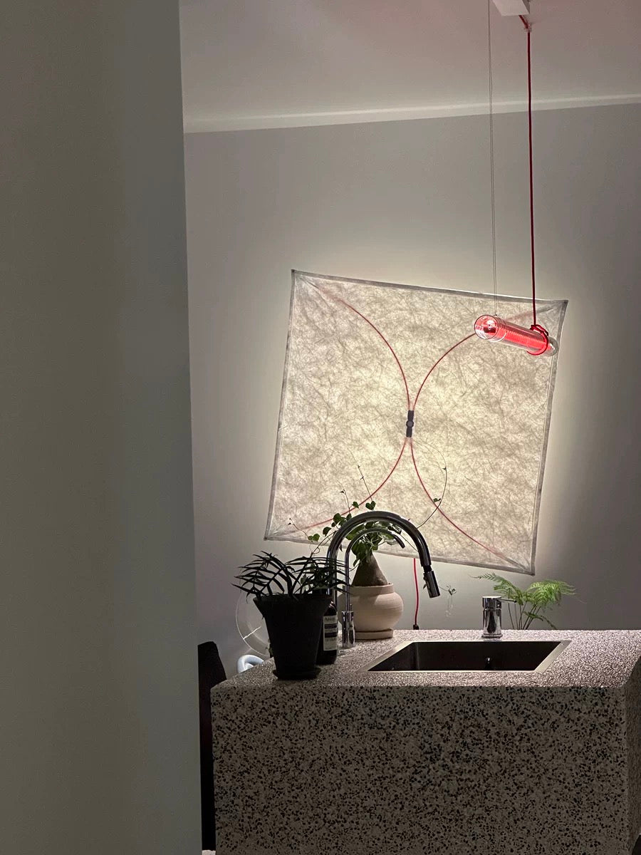 Kite Wall Light – Modern Plug-in Wall Lamp Paper Diffuser