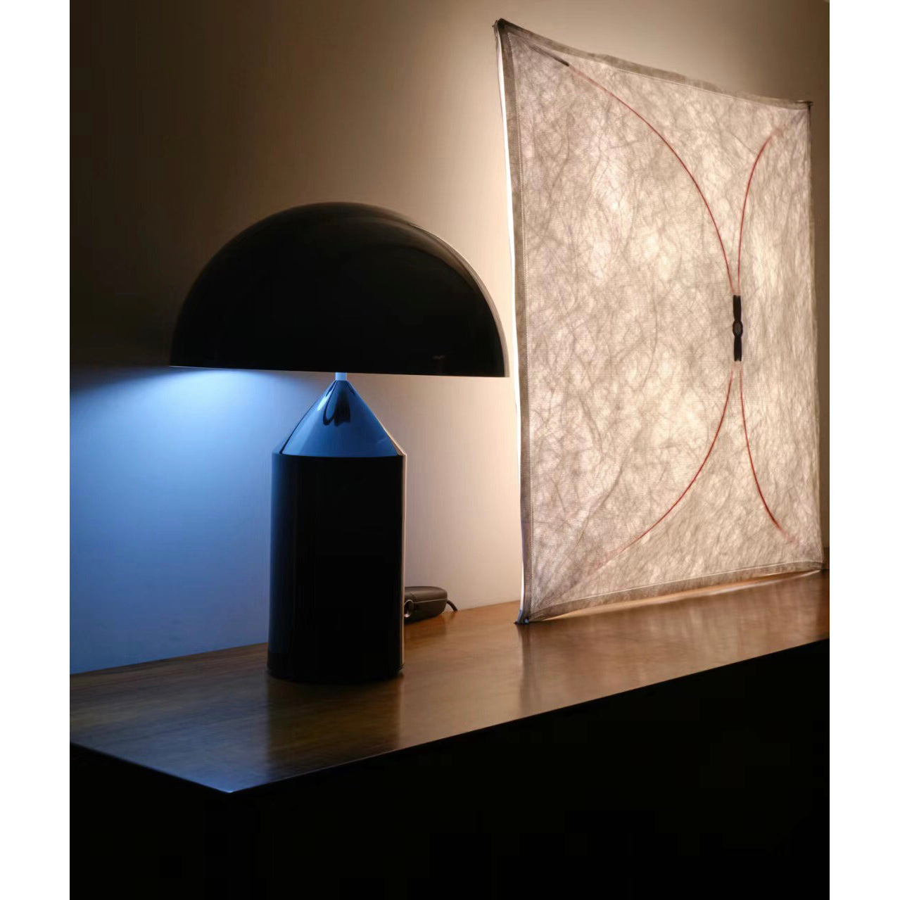 Kite Wall Light – Modern Plug-in Wall Lamp Paper Diffuser