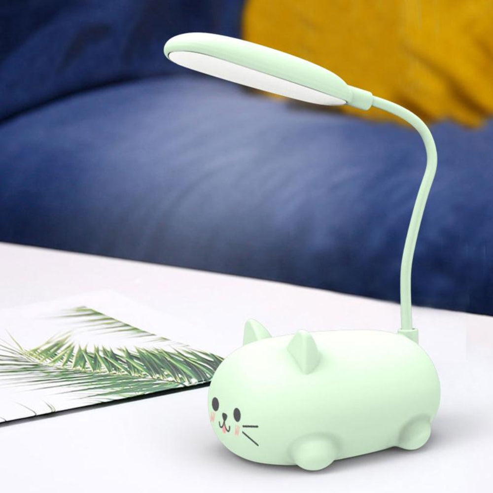 Cat-Themed LED Desk Lamp | Compact Design