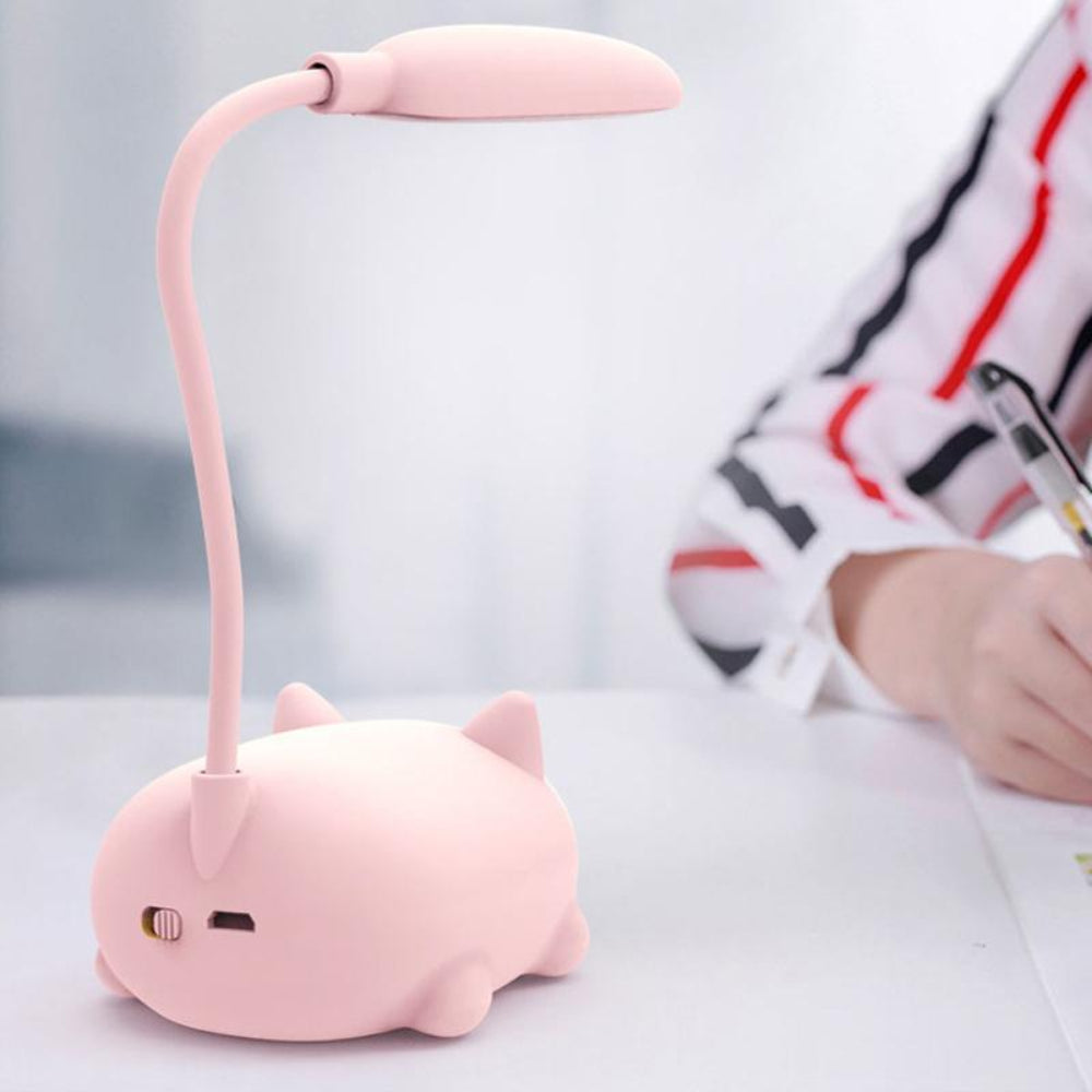 Cat-Themed LED Desk Lamp | Compact Design