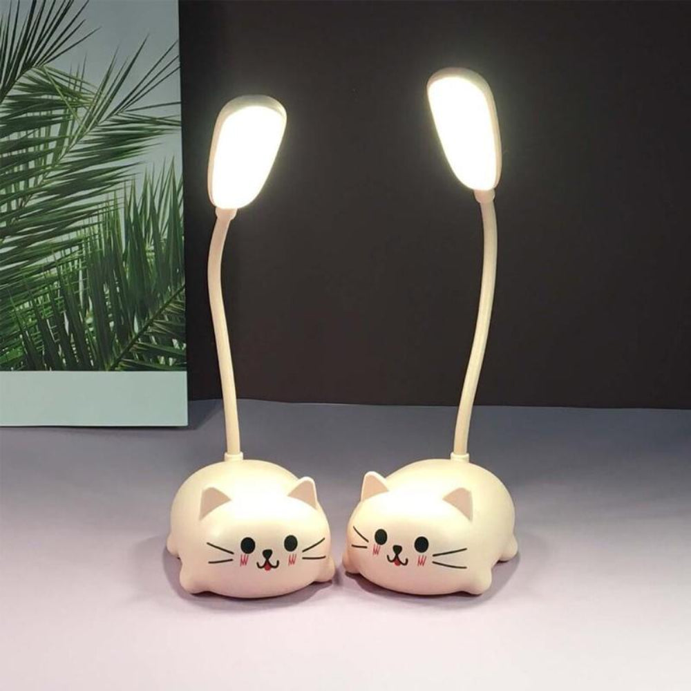 Cat-Themed LED Desk Lamp | Compact Design