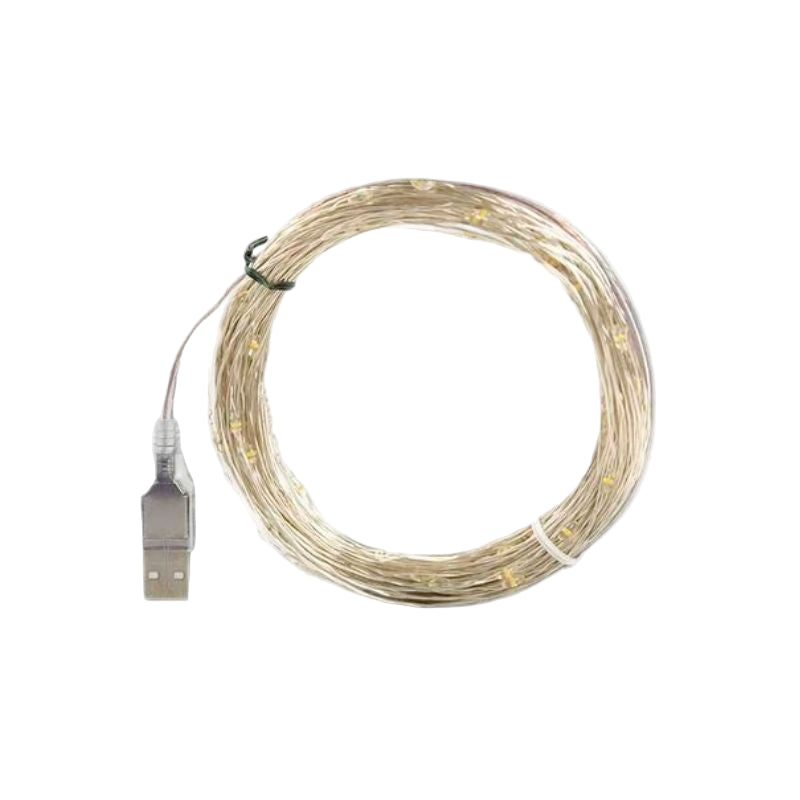 Silver Wire Fairy String Lights | Christmas Light & Garden