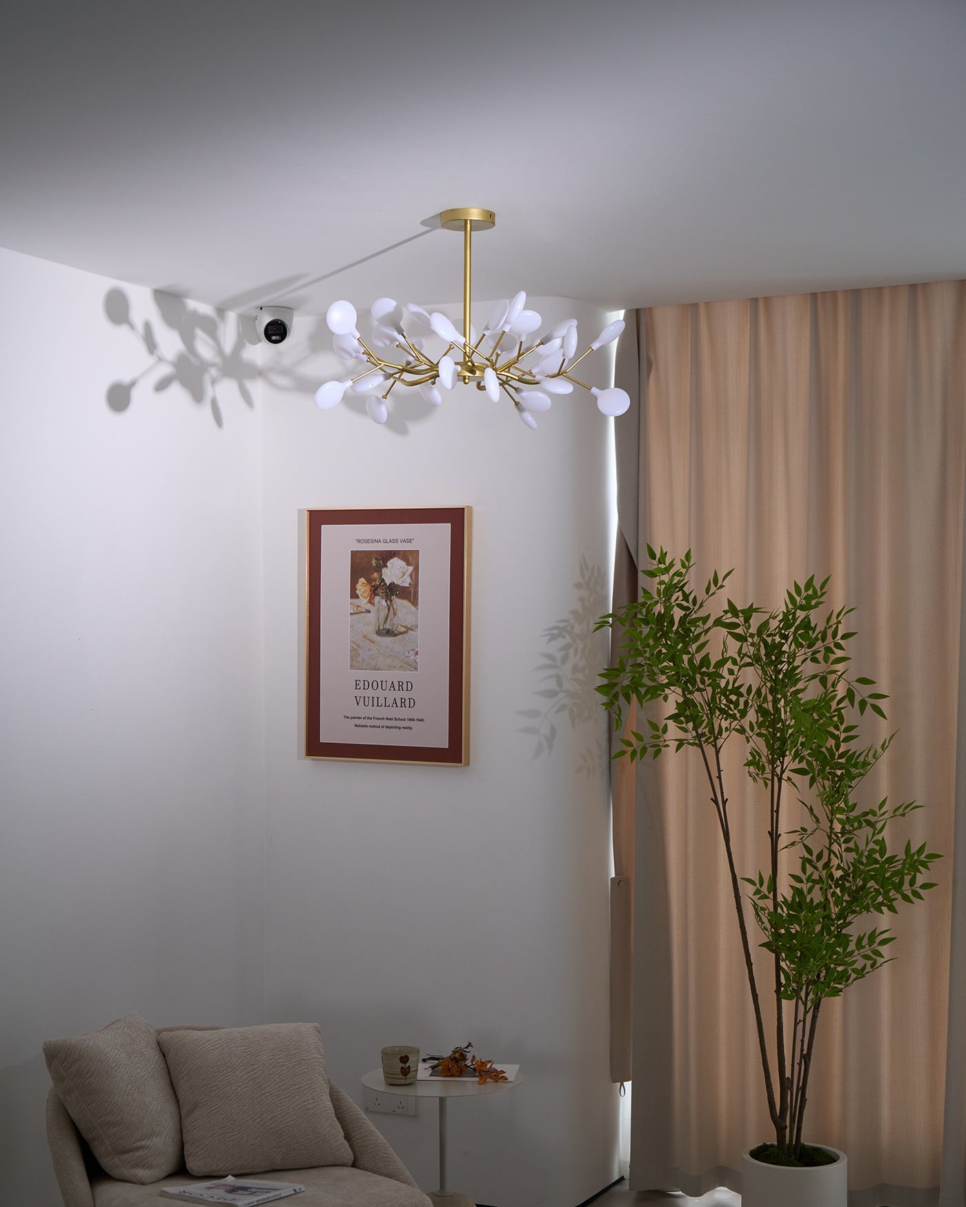 Mid-Century Modern LED Chandelier – Firefly Sputnik Hanging Light