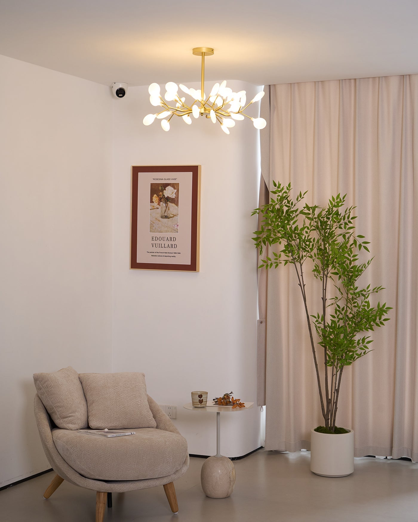 Mid-Century Modern LED Chandelier – Firefly Sputnik Hanging Light