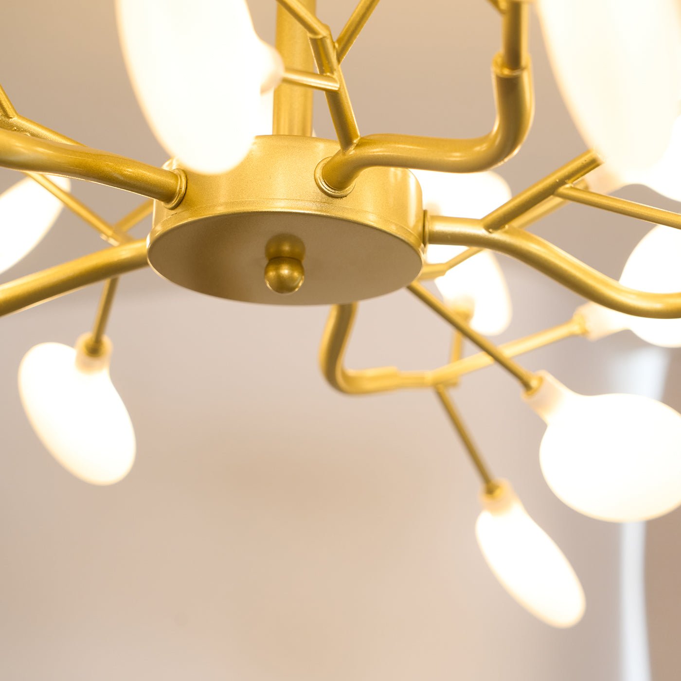 Mid-Century Modern LED Chandelier – Firefly Sputnik Hanging Light