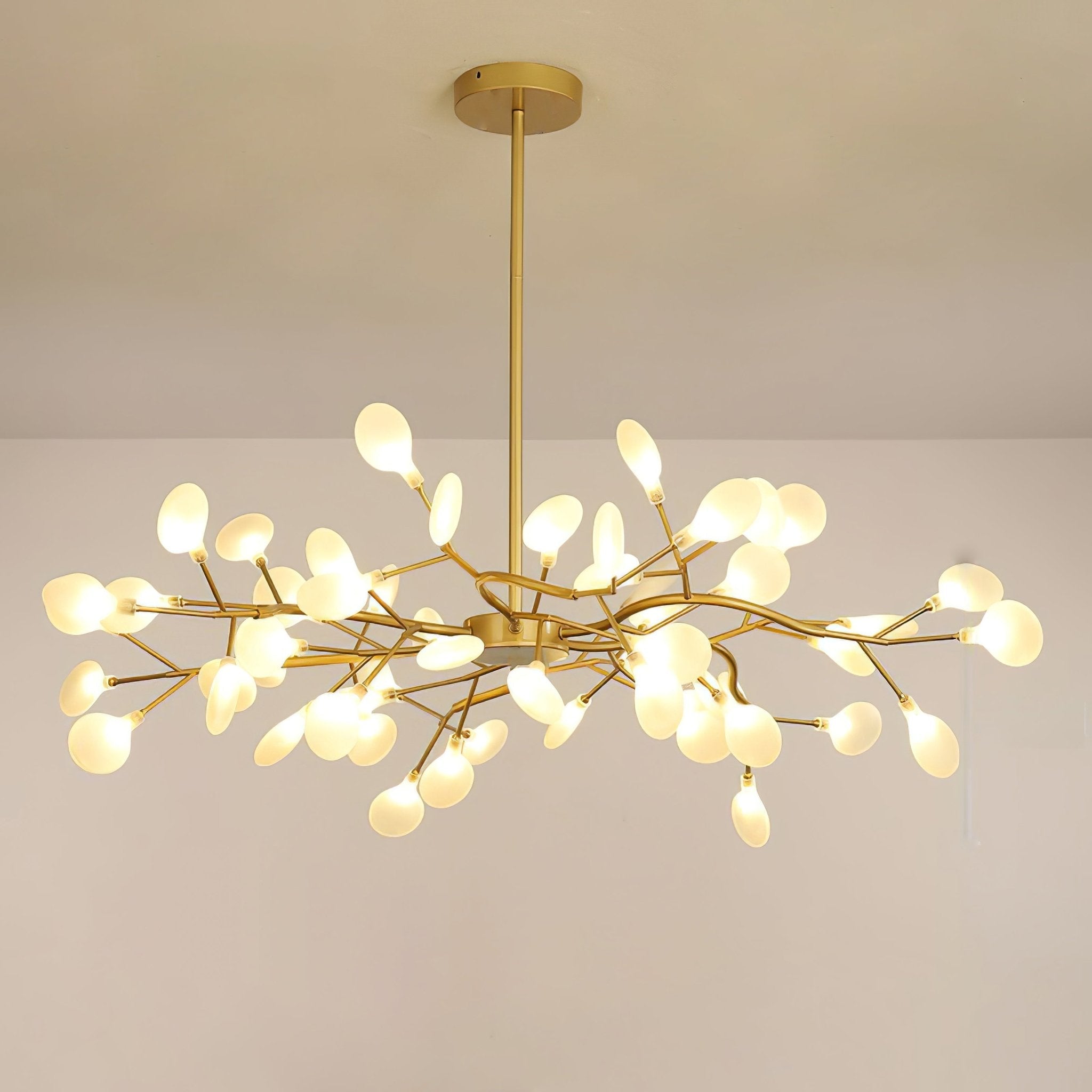 Mid-Century Modern LED Chandelier – Firefly Sputnik Hanging Light
