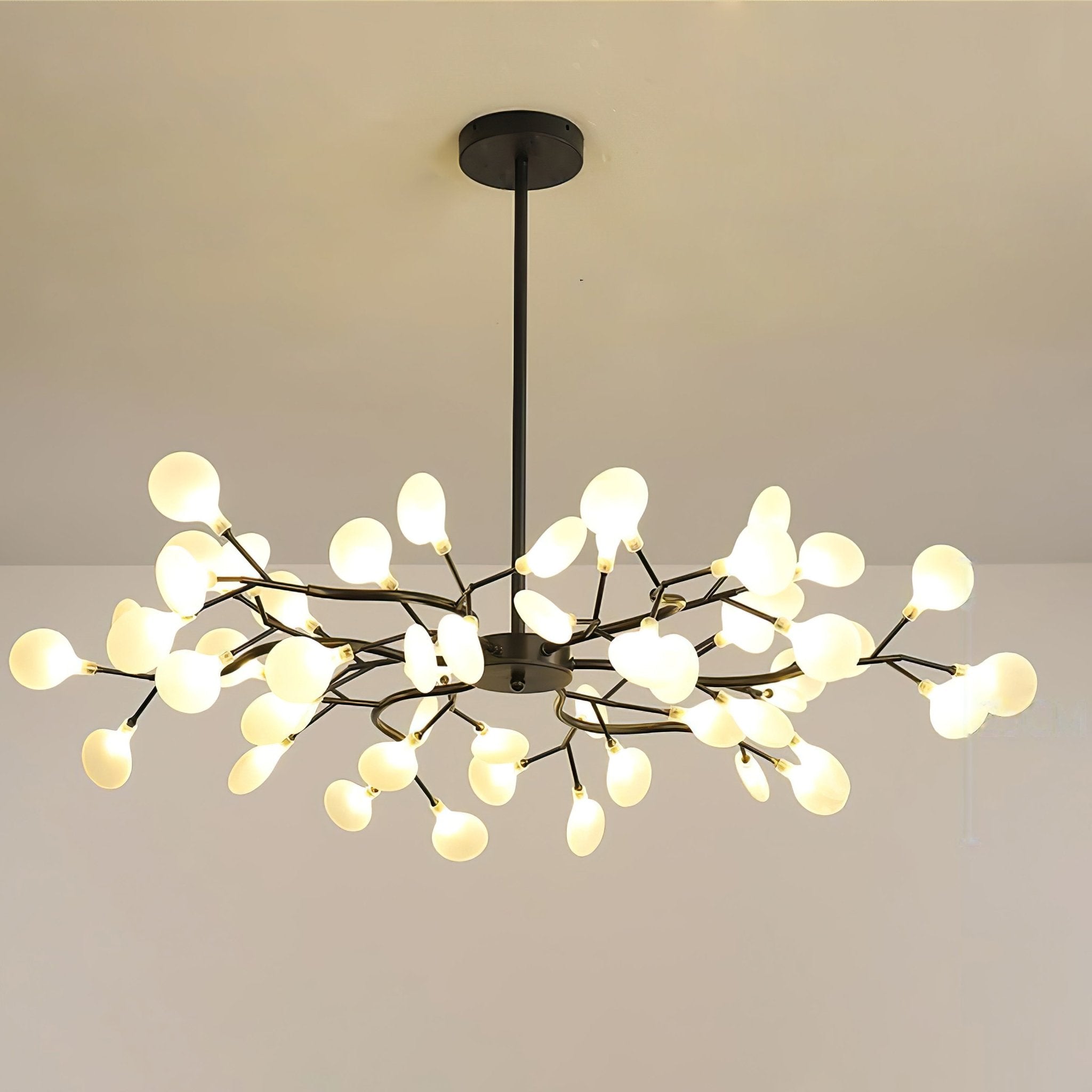 Mid-Century Modern LED Chandelier – Firefly Sputnik Hanging Light