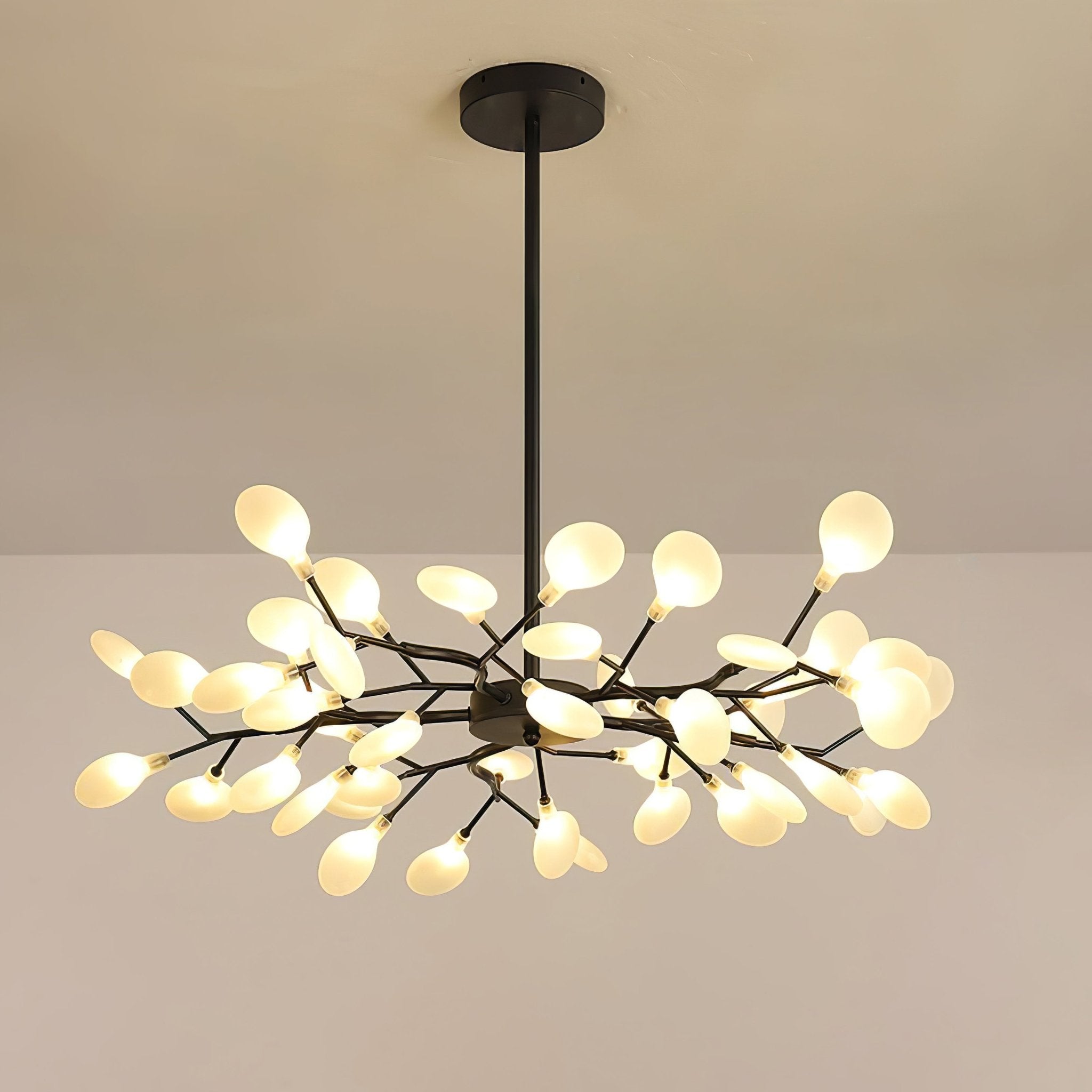 Mid-Century Modern LED Chandelier – Firefly Sputnik Hanging Light