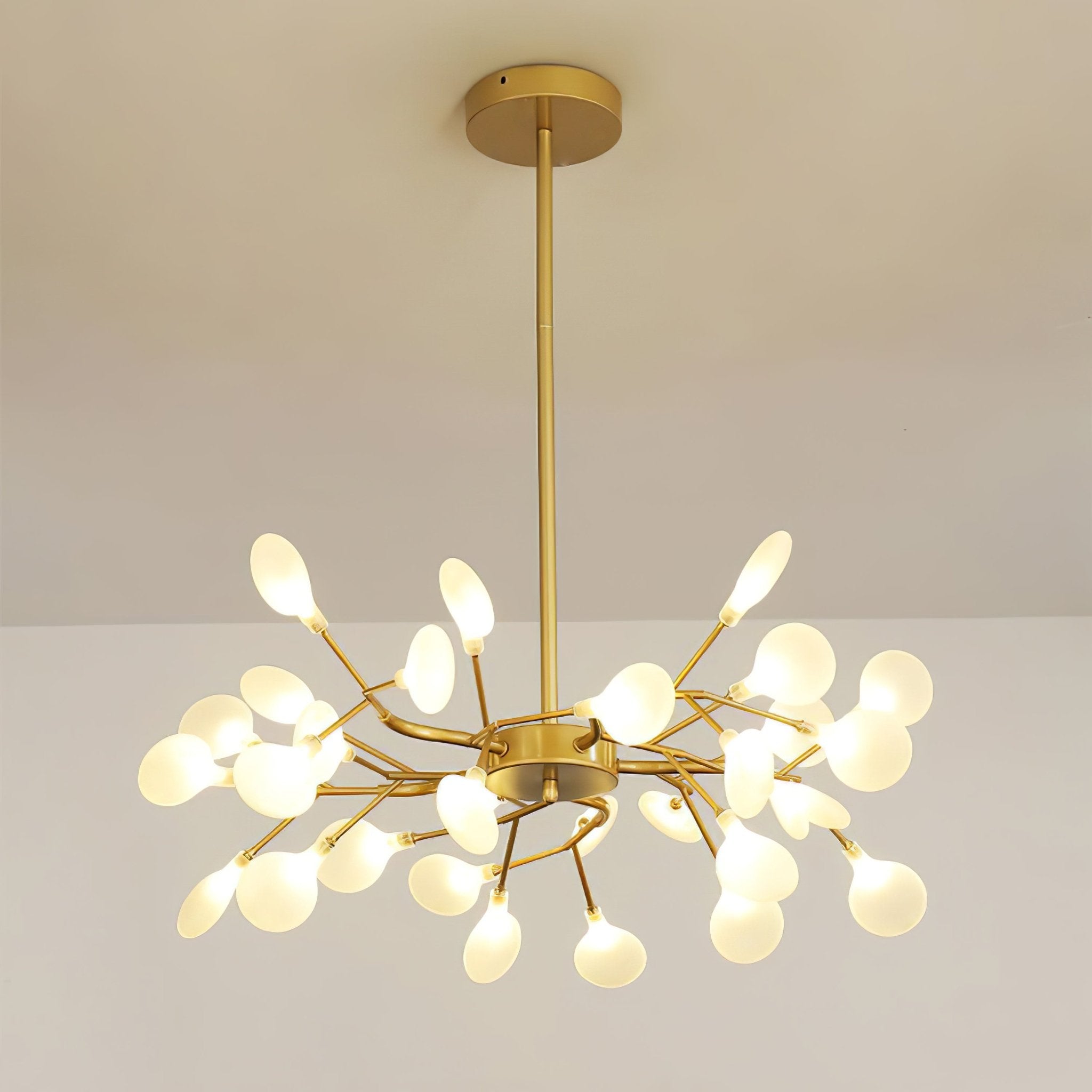 Mid-Century Modern LED Chandelier – Firefly Sputnik Hanging Light