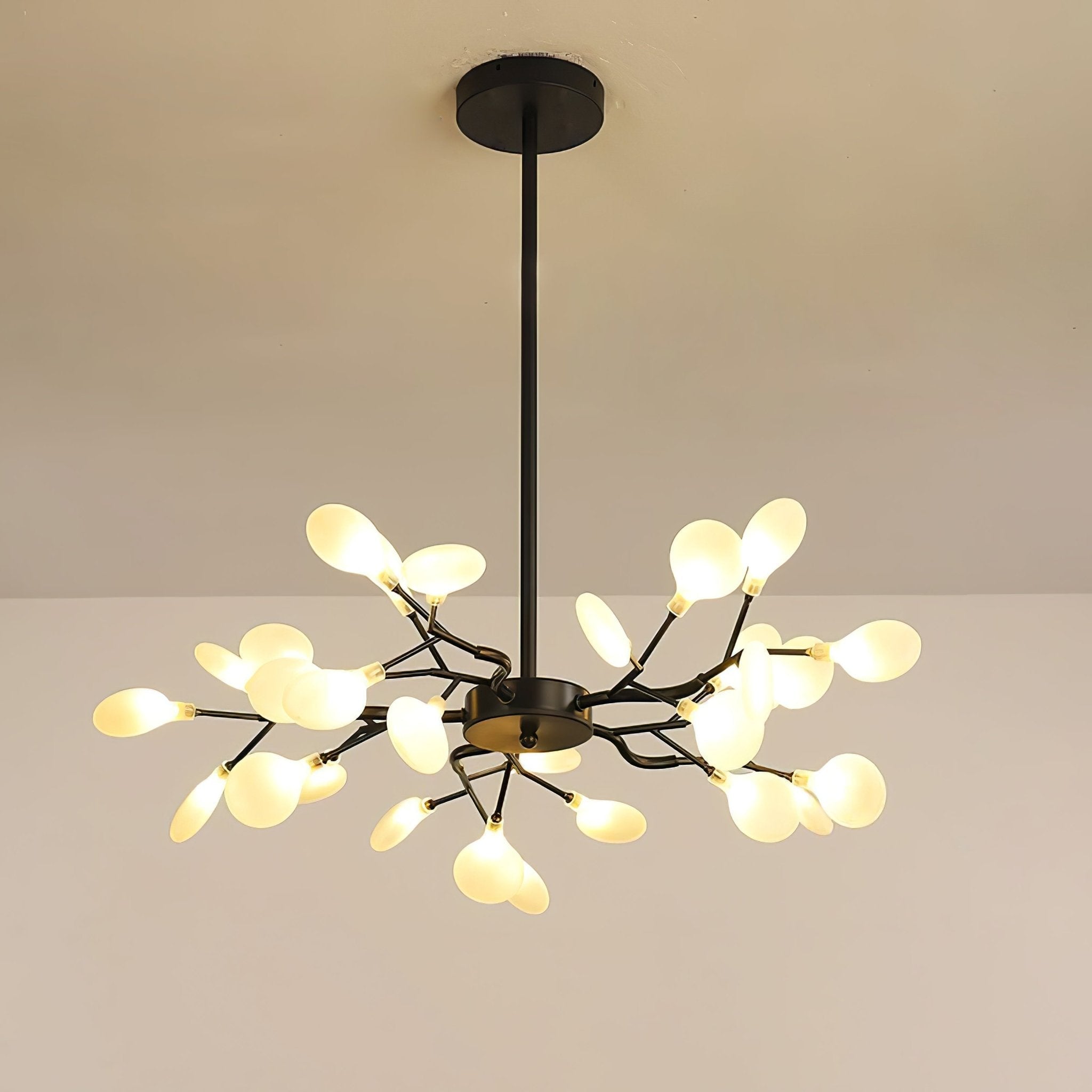 Mid-Century Modern LED Chandelier – Firefly Sputnik Hanging Light