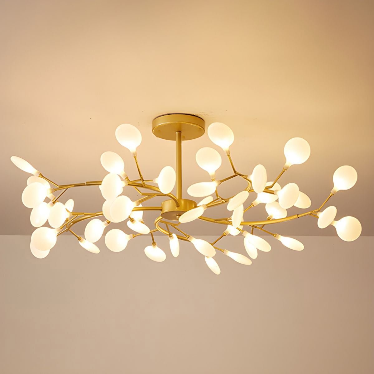 Mid-Century Modern LED Chandelier – Firefly Sputnik Hanging Light