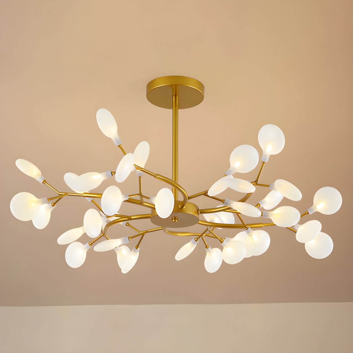 Mid-Century Modern LED Chandelier – Firefly Sputnik Hanging Light