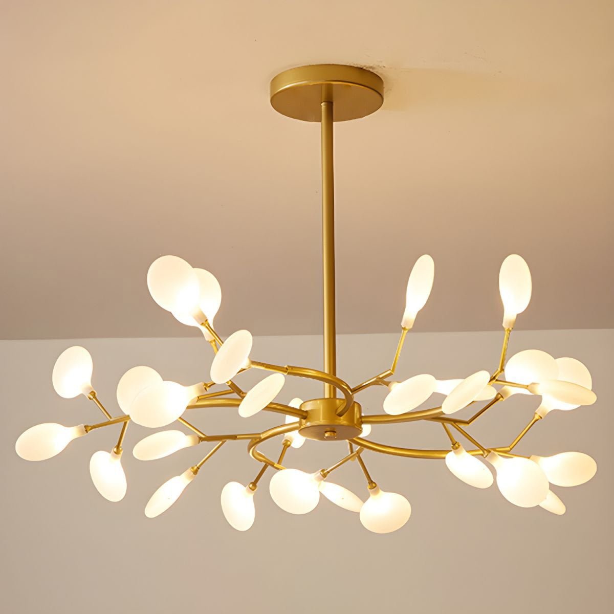Mid-Century Modern LED Chandelier – Firefly Sputnik Hanging Light