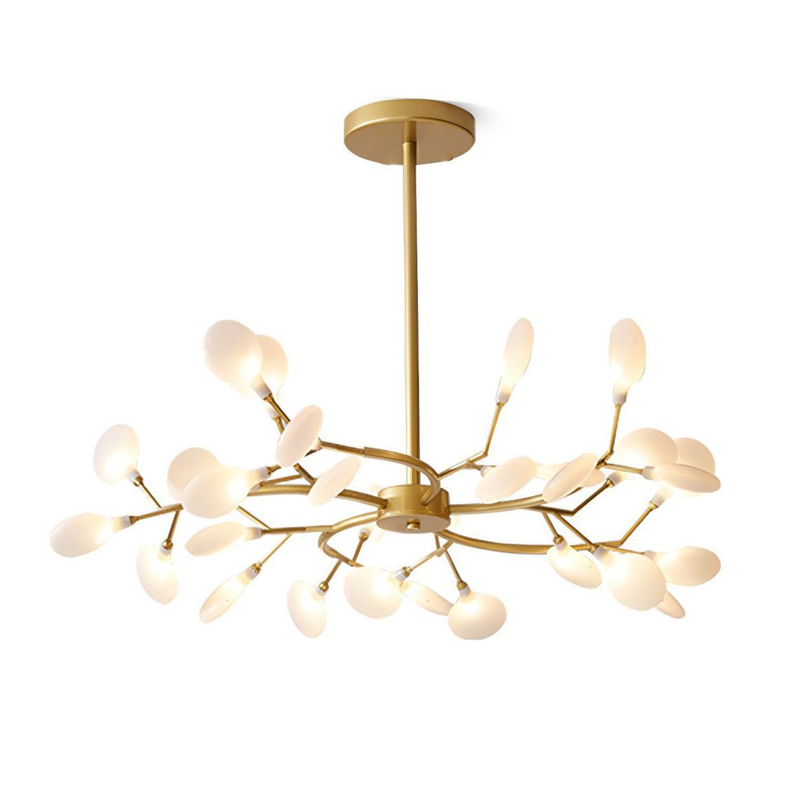 Mid-Century Modern LED Chandelier – Firefly Sputnik Hanging Light