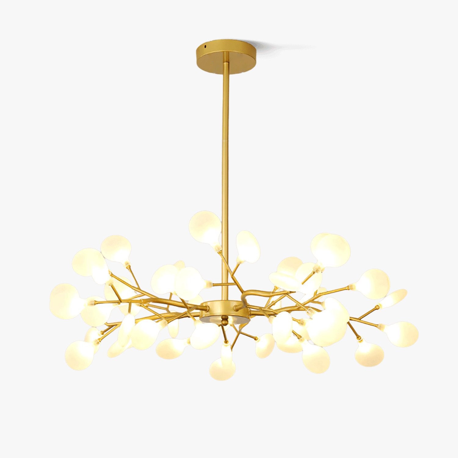 Mid-Century Modern LED Chandelier – Firefly Sputnik Hanging Light