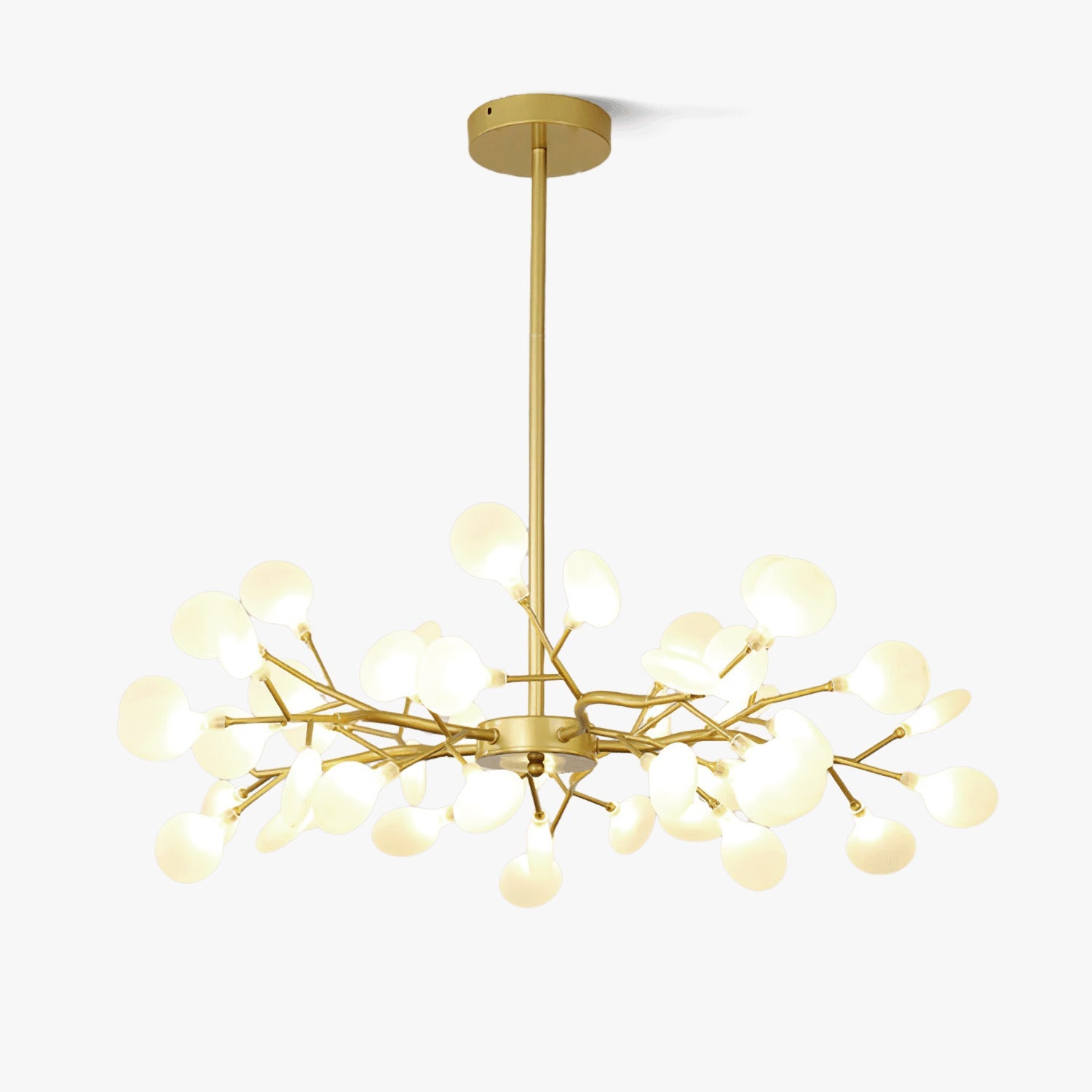 Mid-Century Modern LED Chandelier – Firefly Sputnik Hanging Light