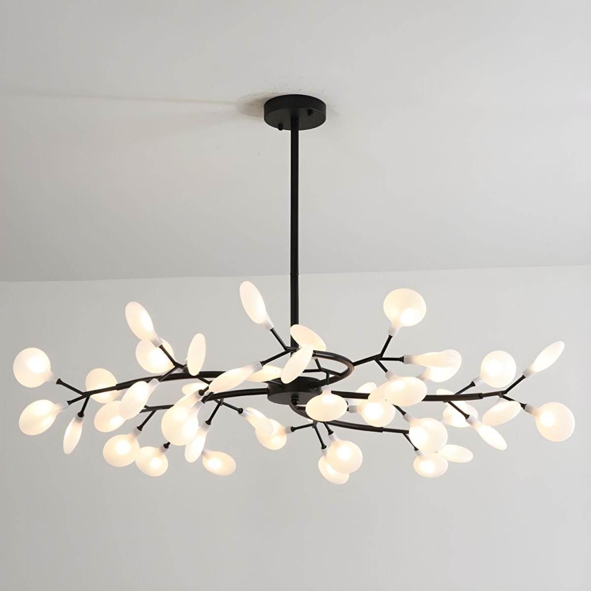 Mid-Century Modern LED Chandelier – Firefly Sputnik Hanging Light