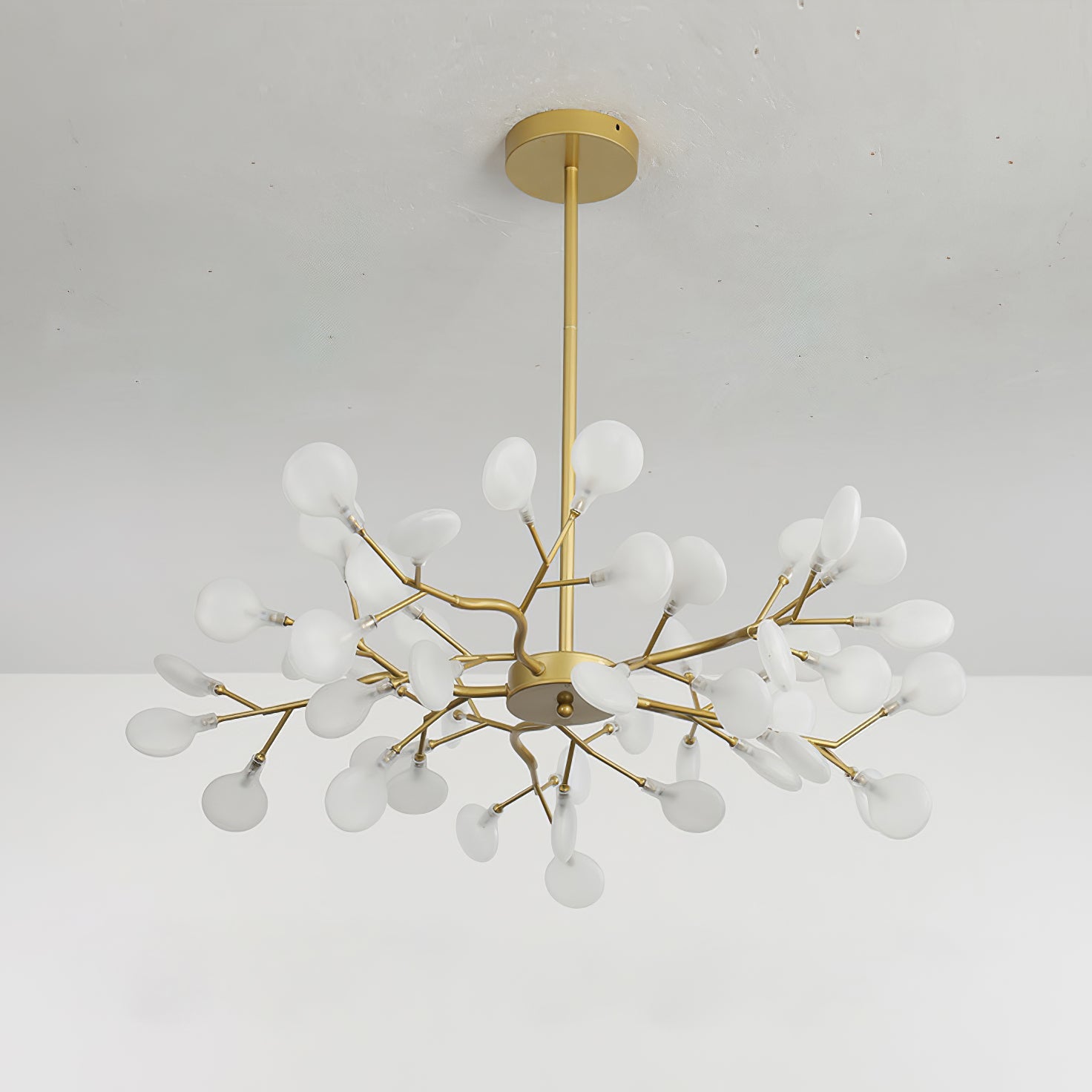 Mid-Century Modern LED Chandelier – Firefly Sputnik Hanging Light