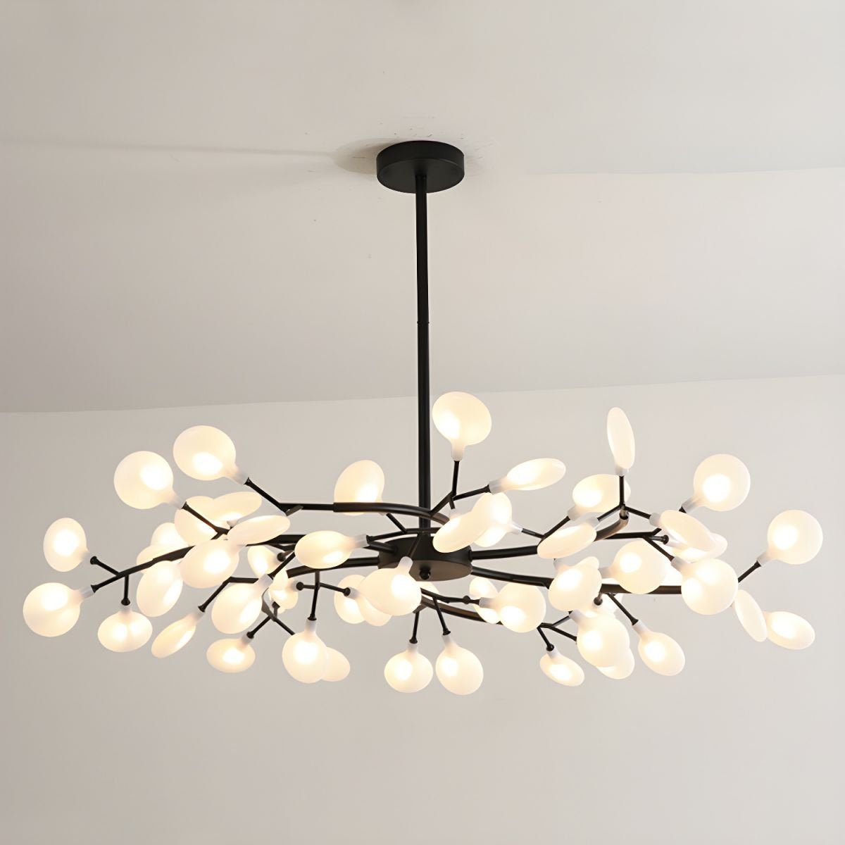 Mid-Century Modern LED Chandelier – Firefly Sputnik Hanging Light