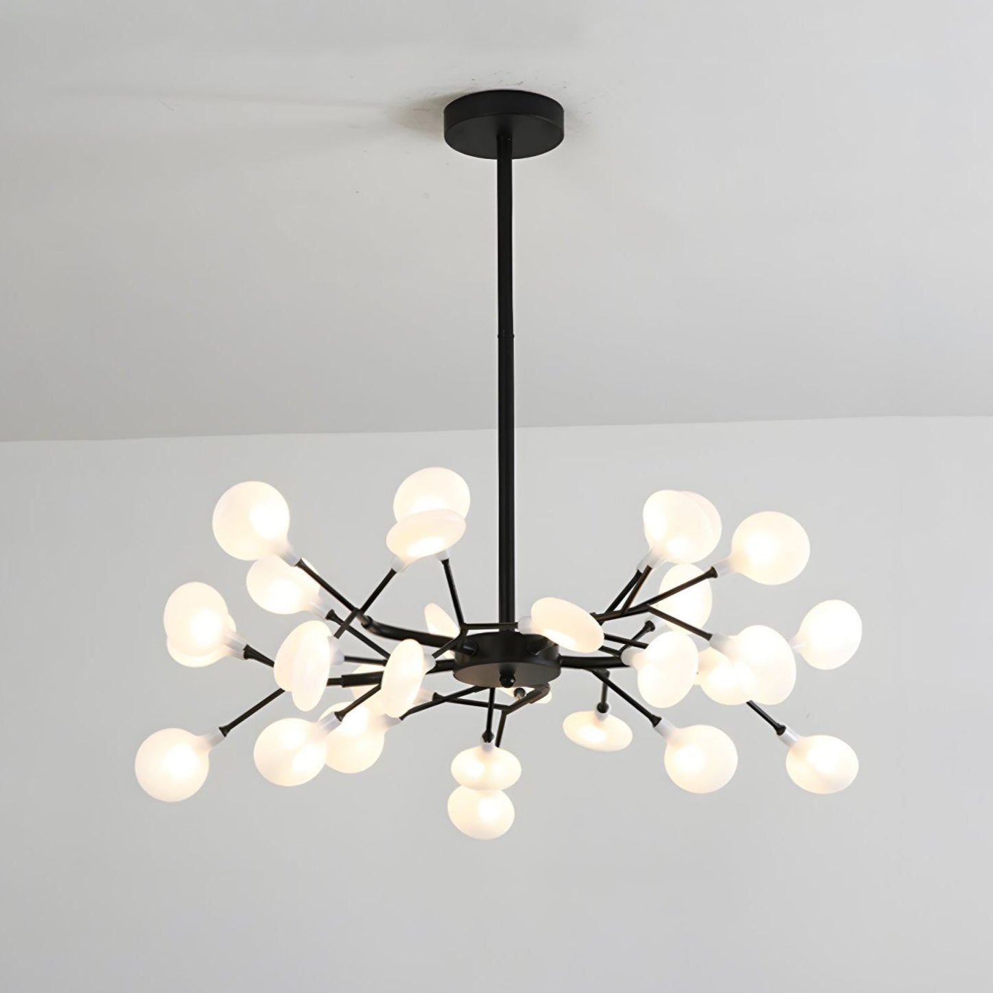 Mid-Century Modern LED Chandelier – Firefly Sputnik Hanging Light