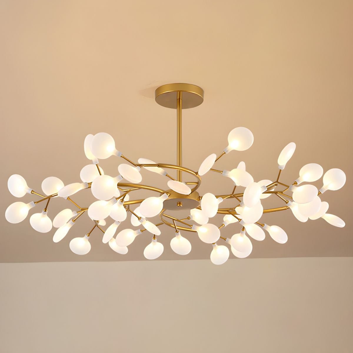 Mid-Century Modern LED Chandelier – Firefly Sputnik Hanging Light