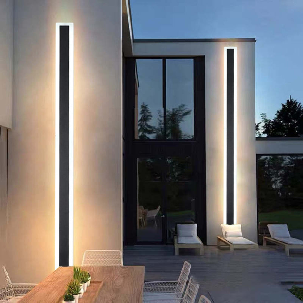 Edge Moderne Linear Wall Sconce – Outdoor LED Light