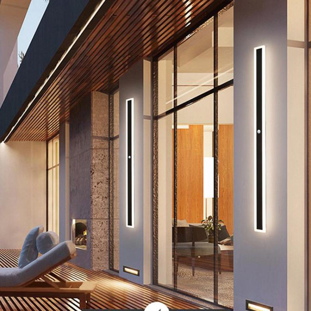 Edge Moderne Linear Wall Sconce – Outdoor LED Light