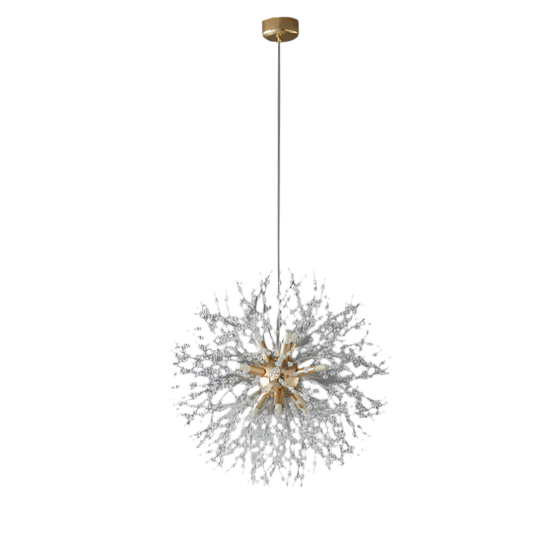 LED Crystal Chandelier | Modern Fireworks Pendant Light Fixture