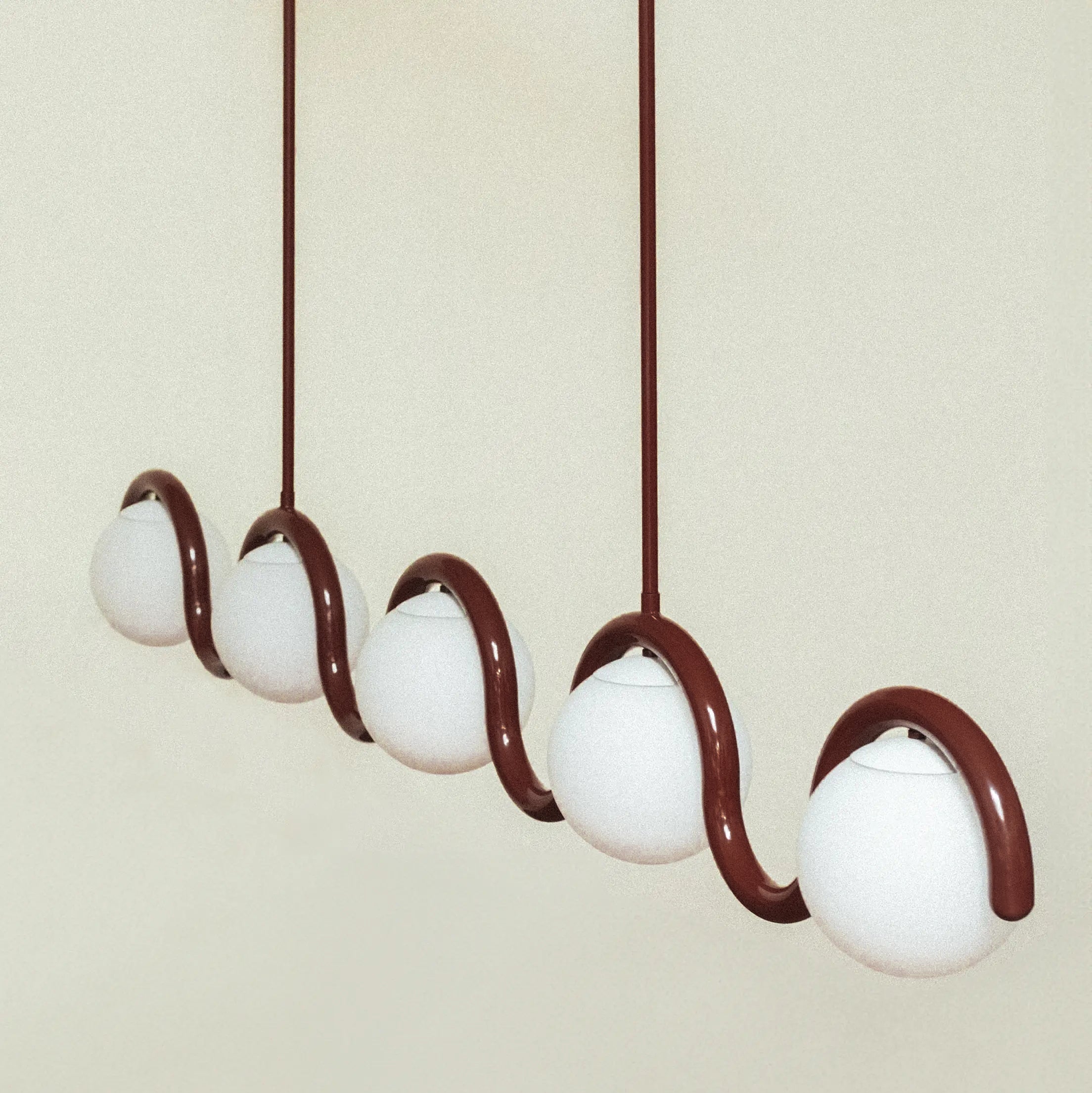 Contemporary Metal Tube Chandelier – Soft Art Style Lighting