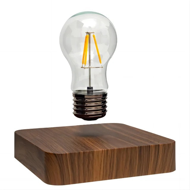 Levitating Light Bulb Table Lamp