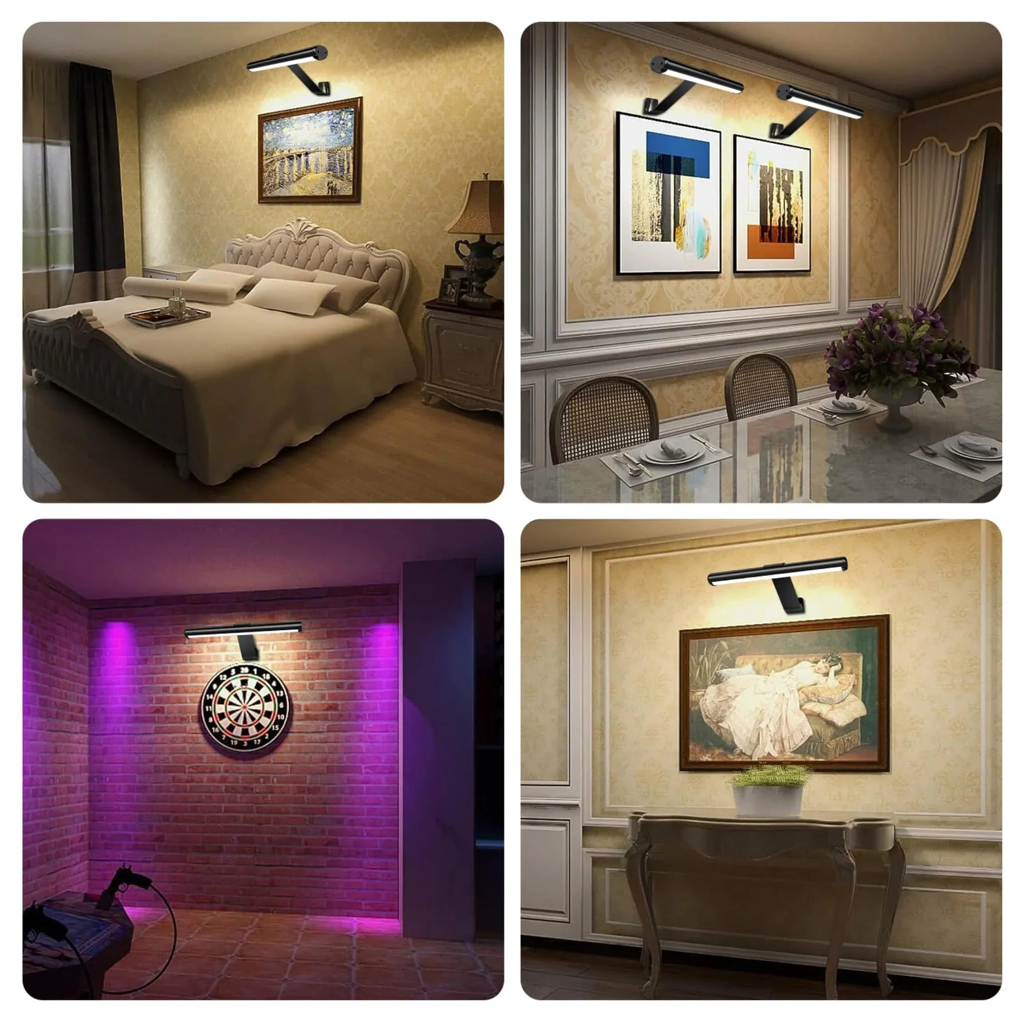 Self-Adhesive Wireless Rechargeable LED Wall Lamp