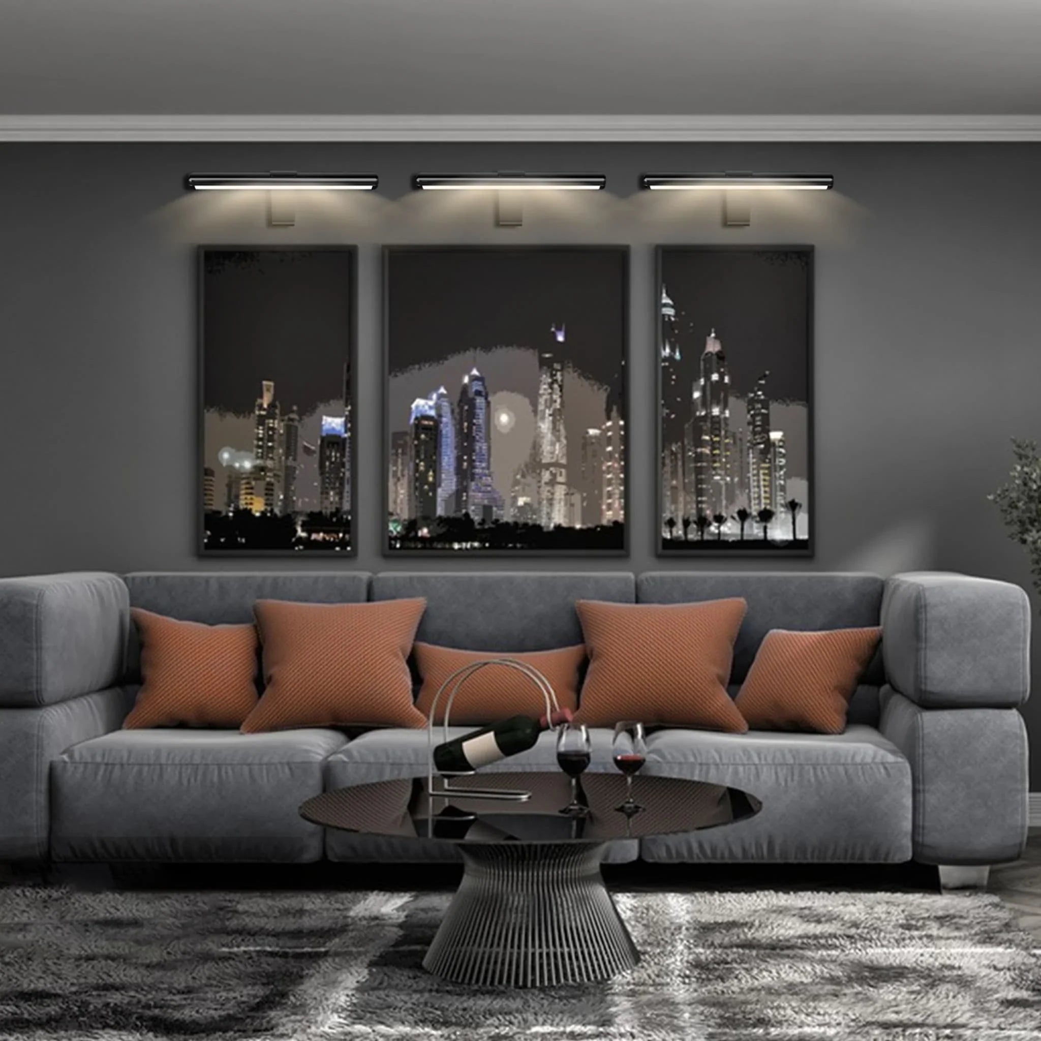 Self-Adhesive Wireless Rechargeable LED Wall Lamp