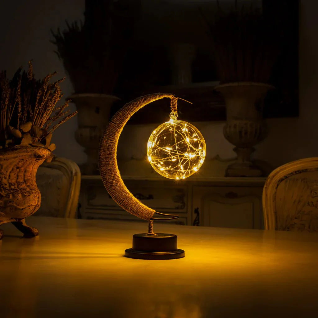 3D Printed Enchanted Moon Lamp | Night Table Lamp