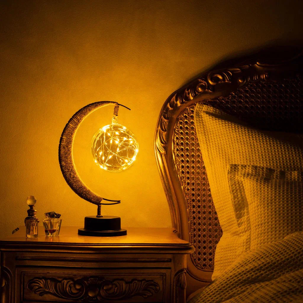 3D Printed Enchanted Moon Lamp | Night Table Lamp