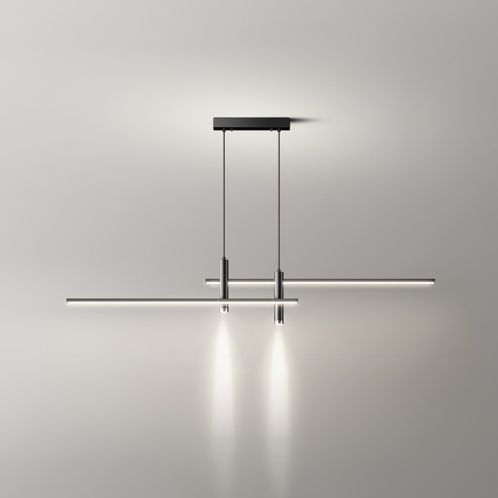 Contemporary Linear Pendant Light – Focused Spotlight Design