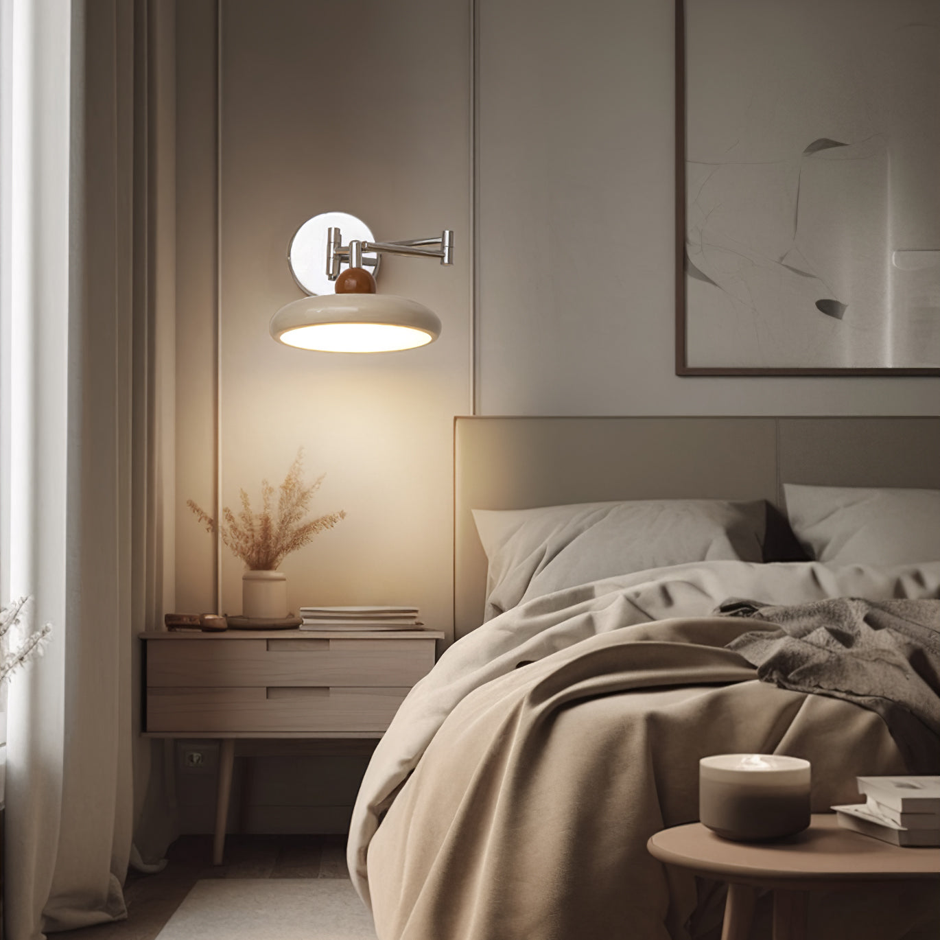 Minimalist Swing Arm Wall Lamp