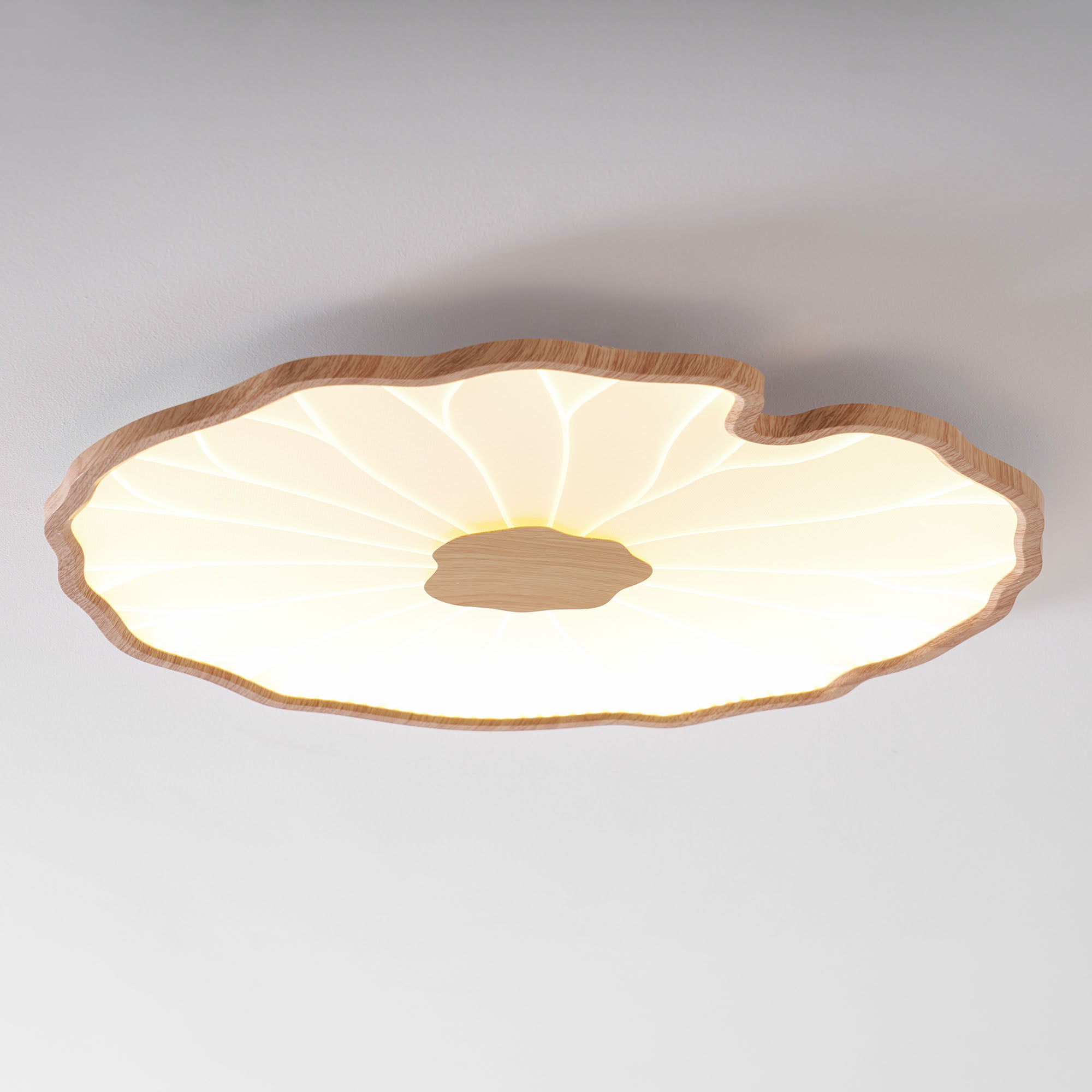 Acrylic Lotus Leaf Ceiling Light - Modern LED Light Fixture