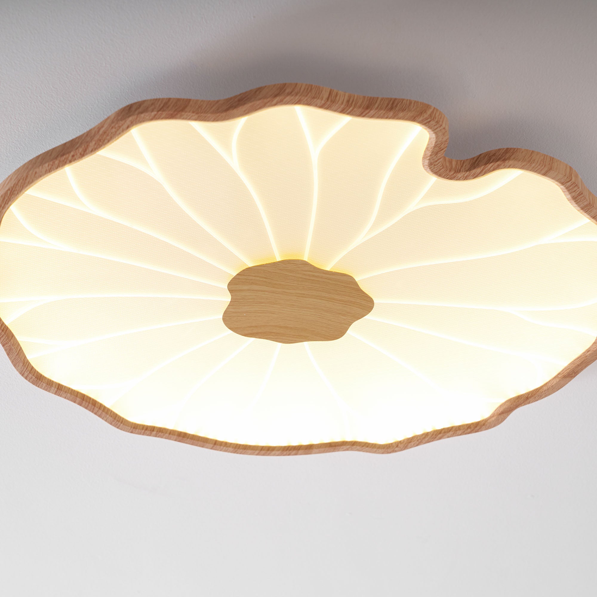 Acrylic Lotus Leaf Ceiling Light - Modern LED Light Fixture