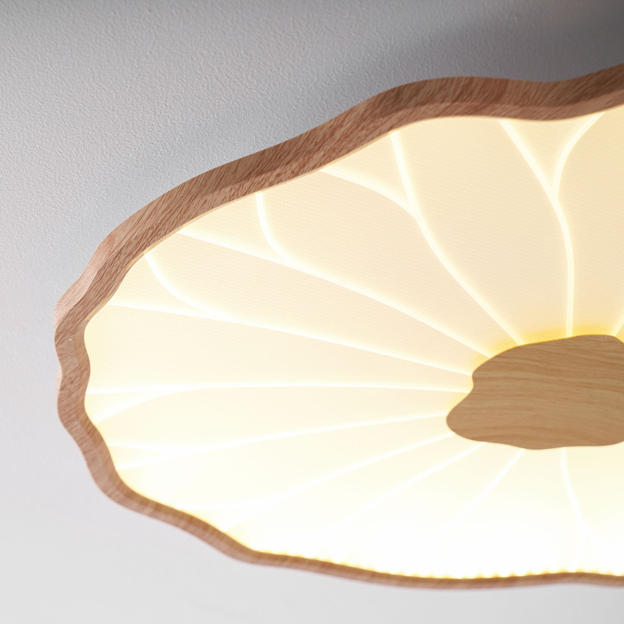 Acrylic Lotus Leaf Ceiling Light - Modern LED Light Fixture