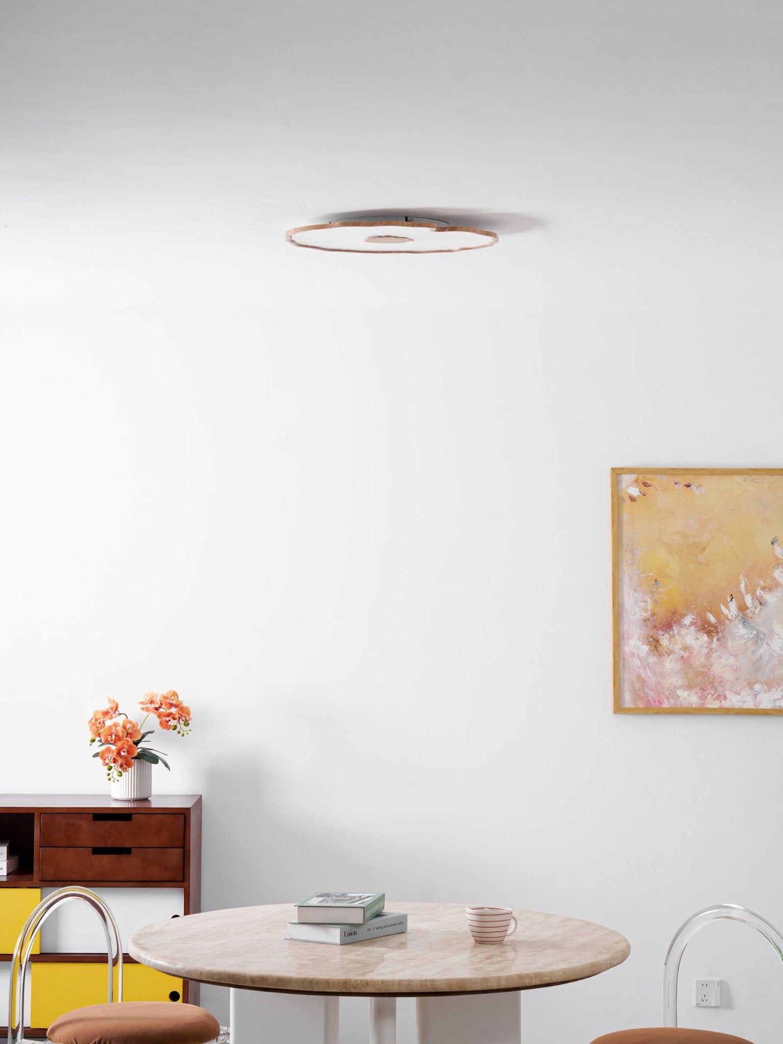 Acrylic Lotus Leaf Ceiling Light - Modern LED Light Fixture