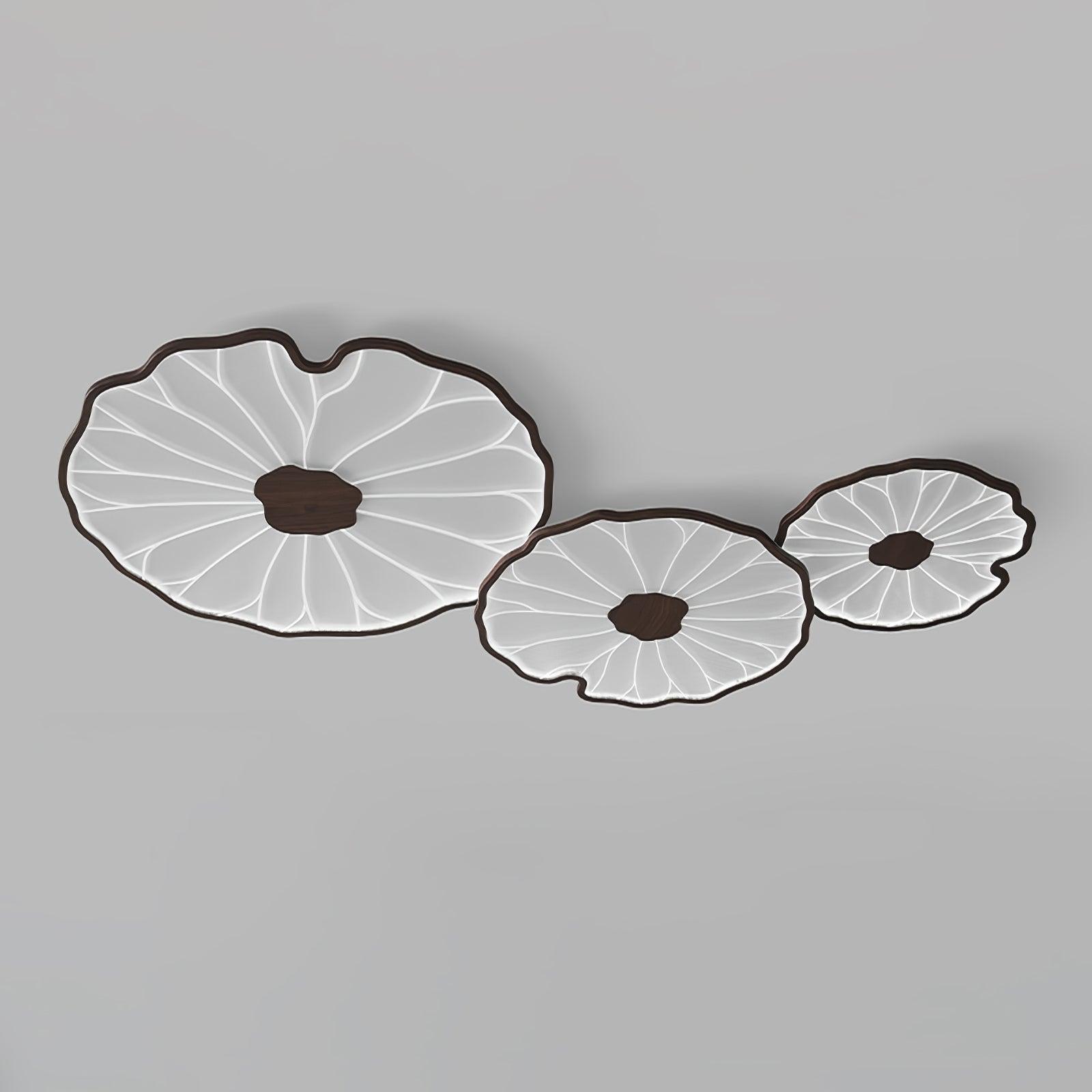Acrylic Lotus Leaf Ceiling Light - Modern LED Light Fixture