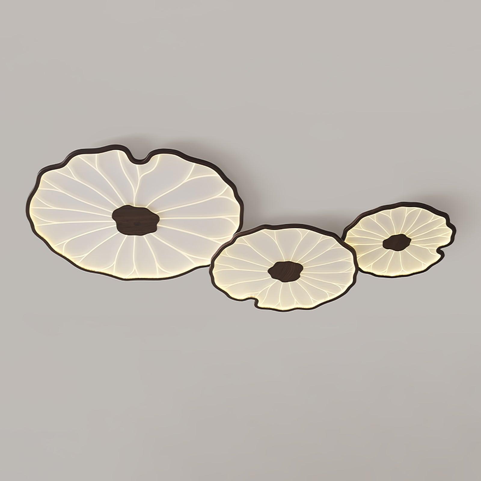 Acrylic Lotus Leaf Ceiling Light - Modern LED Light Fixture