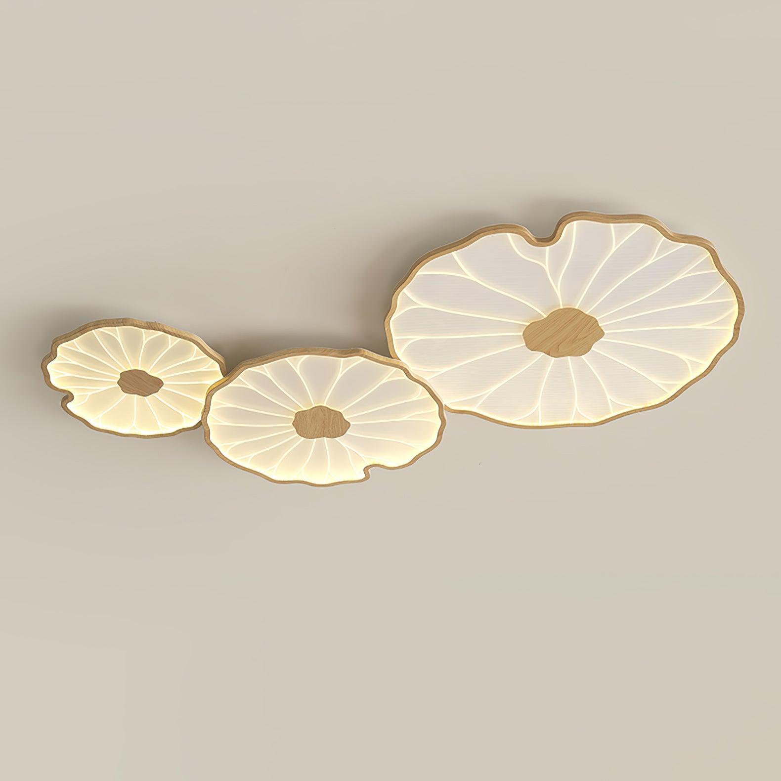 Acrylic Lotus Leaf Ceiling Light - Modern LED Light Fixture