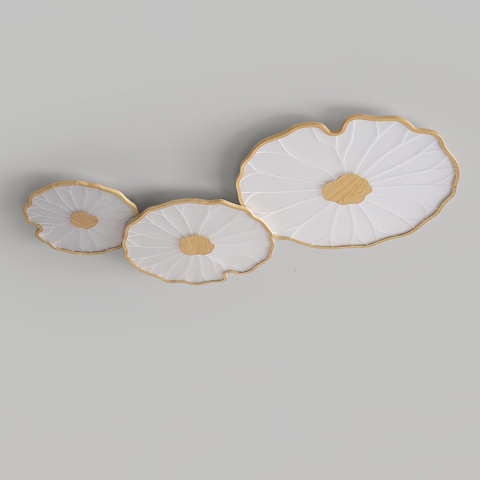 Acrylic Lotus Leaf Ceiling Light - Modern LED Light Fixture