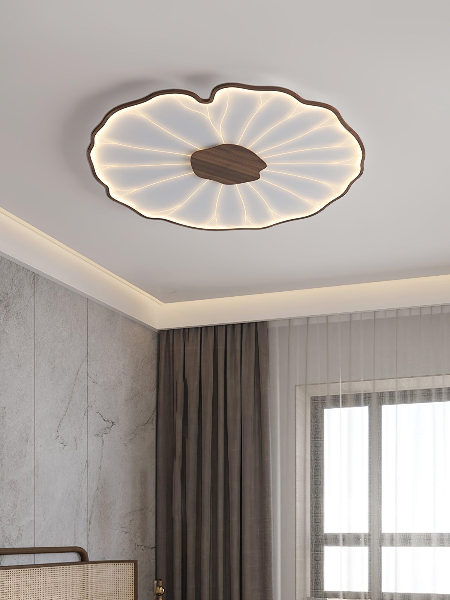 Acrylic Lotus Leaf Ceiling Light - Modern LED Light Fixture